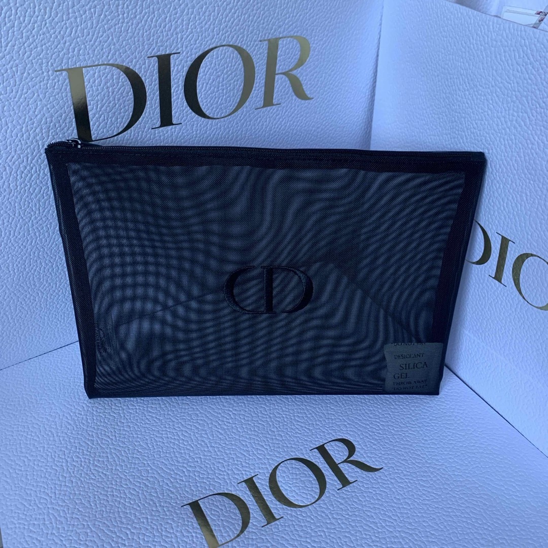 Christian Dior - 【DIOR】ポーチ クラッチバッグ ブラック 匿名 Christian Dior - 【DIOR】ポーチ クラッチバッグ ブラック 匿名