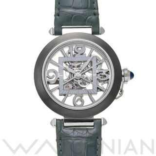 カルティエ(Cartier)の中古 カルティエ CARTIER WHPA0017 グレー /スケルトン メンズ 腕時計(腕時計(アナログ))