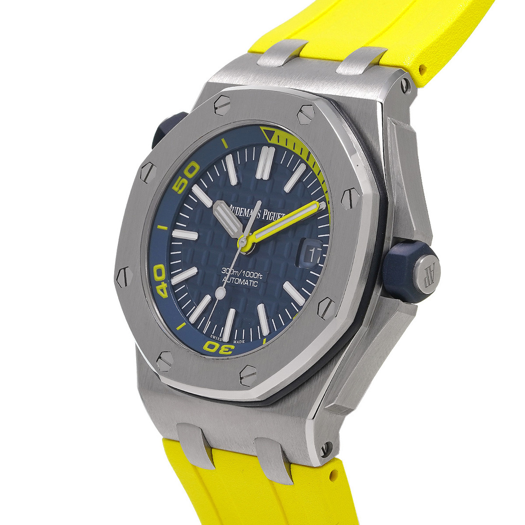 AUDEMARS PIGUET(オーデマピゲ)の中古 オーデマ ピゲ AUDEMARS PIGUET 15710ST.OO.A002CA.01 ブルー メンズ 腕時計 メンズの時計(腕時計(アナログ))の商品写真