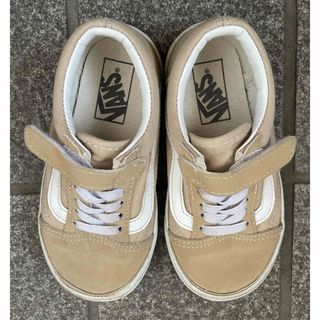 ヴァンズ(VANS)のVANS  ベージュ　スニーカー　17cm(スニーカー)