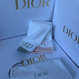 クリスチャンディオール(Christian Dior)の【ディオール】ポーチ　巾着　タオル(タオル/バス用品)