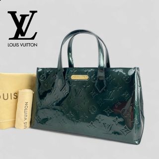 ルイヴィトン(LOUIS VUITTON)の■ルイ・ヴィトン■ ヴェルニ ウィルシャーPM ブルーニュイ ハンドバッグ(ハンドバッグ)