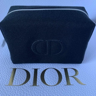 クリスチャンディオール(Christian Dior)の【ディオール】　DIORポーチ　ブラック　黒　匿名配送(ポーチ)