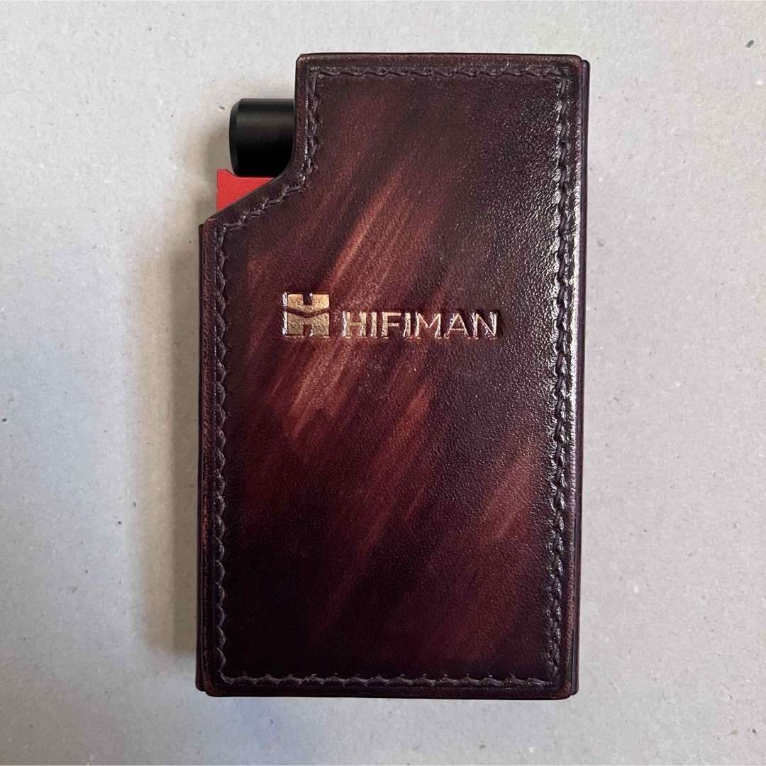 HIFIMAN(ハイファイマン)のHIFIMAN R2R2000 RED 本体+専用レザーケース+128GB SD スマホ/家電/カメラのオーディオ機器(ポータブルプレーヤー)の商品写真