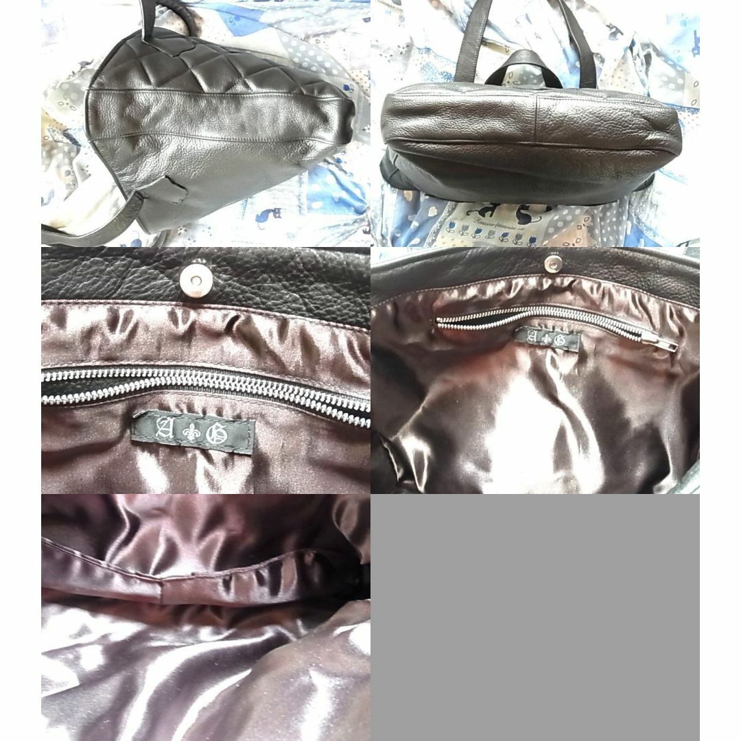 A&G - 未使用品エーアンドジーA&Gトートバッグ レザー 革クロス A&G - 未使用品エーアンドジーA&Gトートバッグ レザー 革クロス