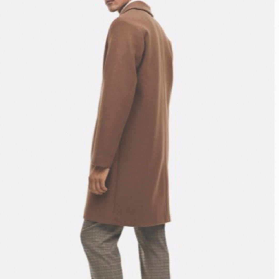 H&M(エイチアンドエム)の【新品】H&M ウールブレンドコート メンズのジャケット/アウター(チェスターコート)の商品写真