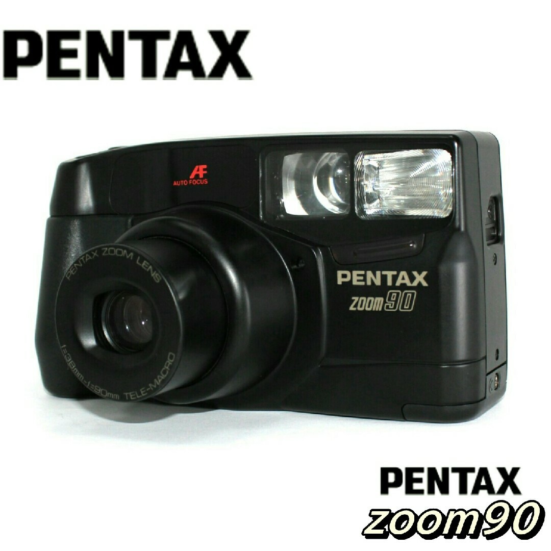 PENTAX ZOOM90 コンパクトフィルムカメラ✨清掃済み完動品✨カメラ