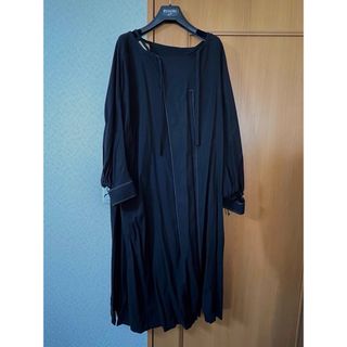 ヨウジヤマモト(Yohji Yamamoto)の【アロ様専用】ヨウジヤマモトプリュスノアール黒ワンピース(ロングワンピース/マキシワンピース)