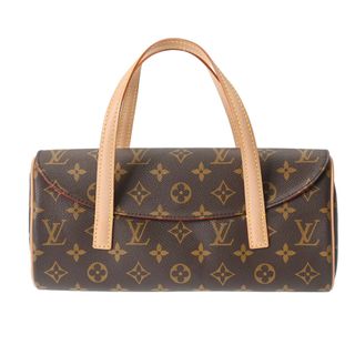 ルイヴィトン(LOUIS VUITTON)のルイヴィトン モノグラム ソナチネ  ハンドバッグ ブラウン(ハンドバッグ)