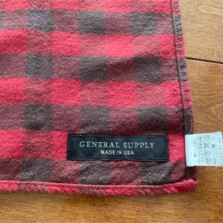 SHIPS - シップス GENERAL SUPPLY マフラー MADE IN USA 美品