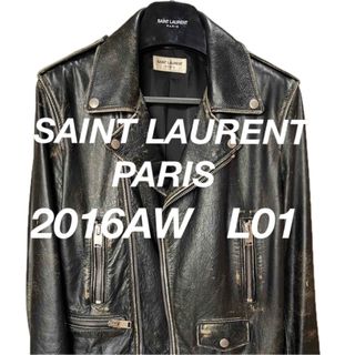 Saint Laurent - Paris様専用！サンローラン シングルレザーライダース