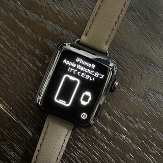 アップル(Apple)のApple Watch series 3 ステンレススチール 38mm(腕時計(デジタル))