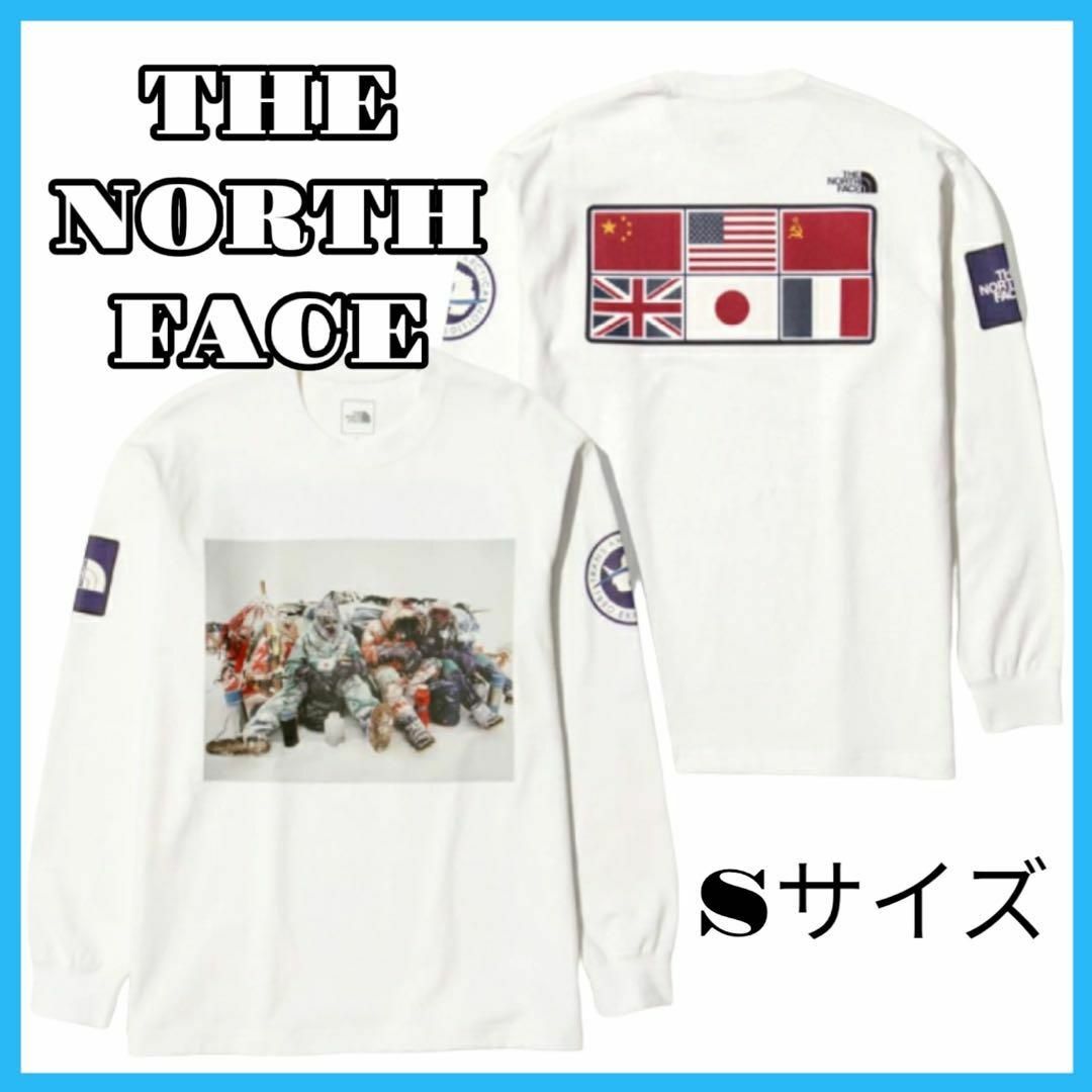 Tシャツ/カットソー(七分/長袖)【新品未使用】THE NORTH FACE ロンT NT82230 白 S