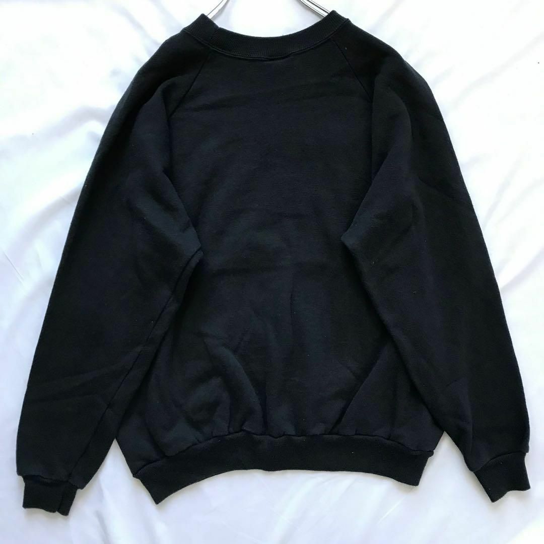 Hanes(ヘインズ)のhanes スウェット　テディベア　Lサイズ　BLACK メンズのトップス(スウェット)の商品写真