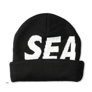 ウィンダンシー(WIND AND SEA)のWIND AND SEA/SEA JACQUARD BEANIE(23AW)/黒(ニット帽/ビーニー)