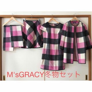 エムズグレイシー(M'S GRACY)のM'sGRACY冬物セット(ひざ丈ワンピース)