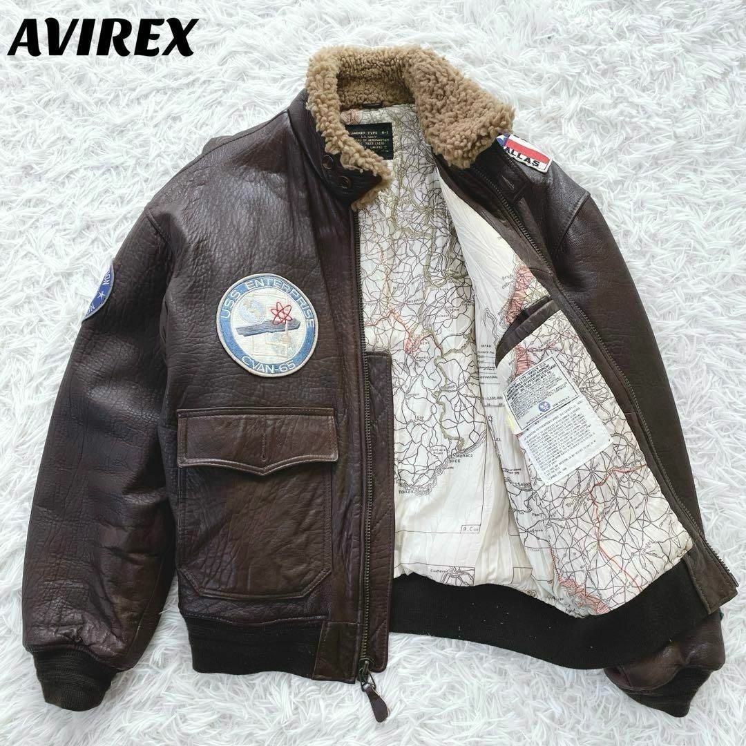 AVIREX - 希少 AVIREX トップガン G-1 フライトジャケット ワッペン