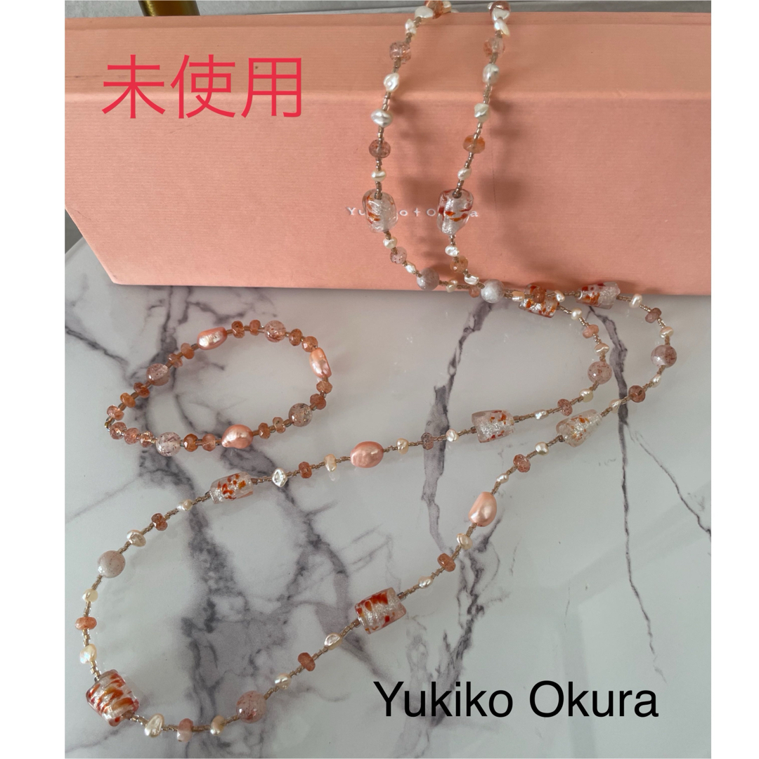 Yukiko Okura セット　天然石　ブレスレット　ネックレスアクセサリー
