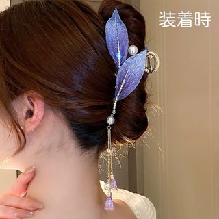 ヘアクリップ　お呼ばれ　結婚式　バンスクリップ　バレッタ　ヘアアクセ(バレッタ/ヘアクリップ)