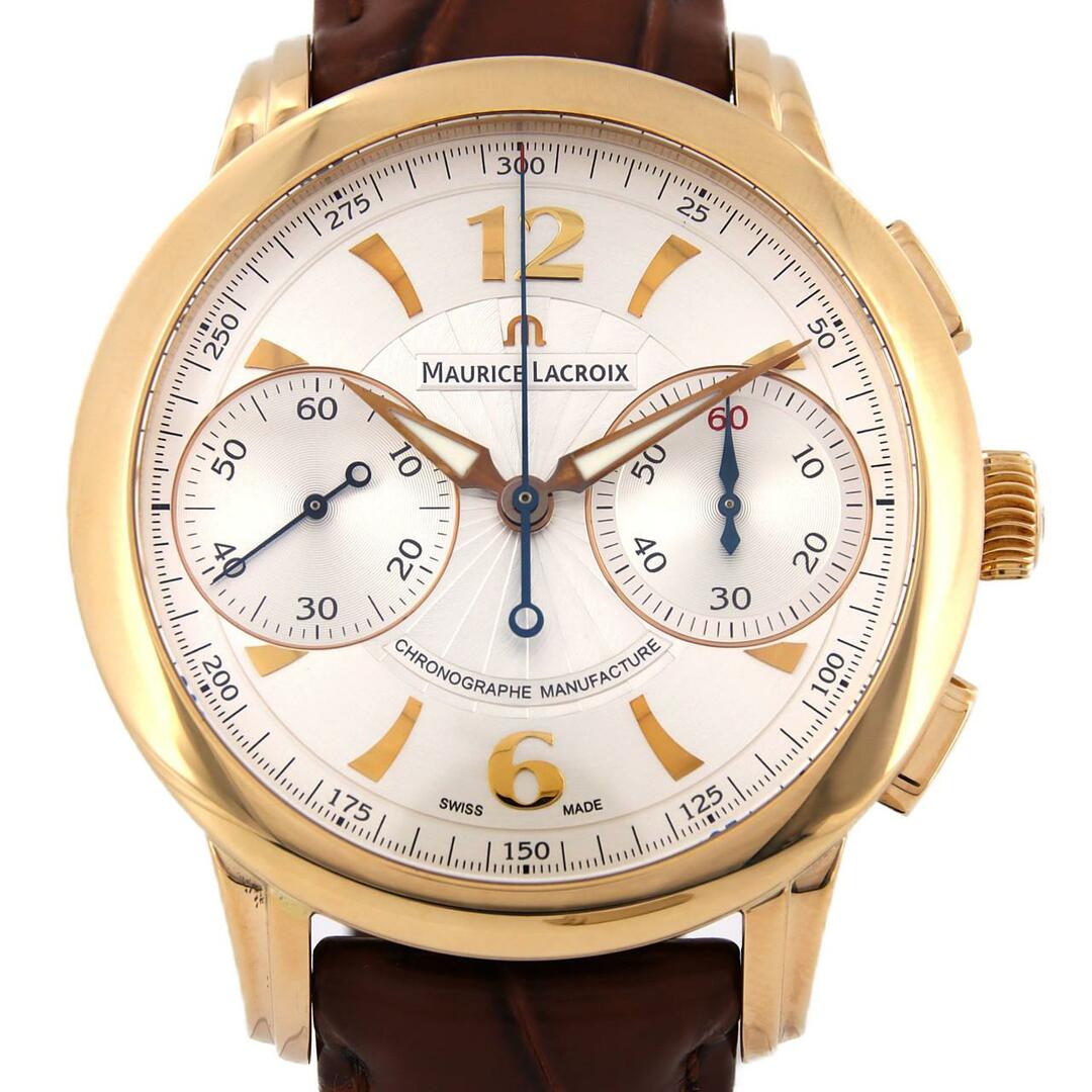 MAURICE LACROIX(モーリスラクロア)のモーリス･ラクロア マスターピース･レ･クロノグラフ PG LIMITED MP7008-PG101-120 PG･RG 手巻 メンズの時計(腕時計(アナログ))の商品写真