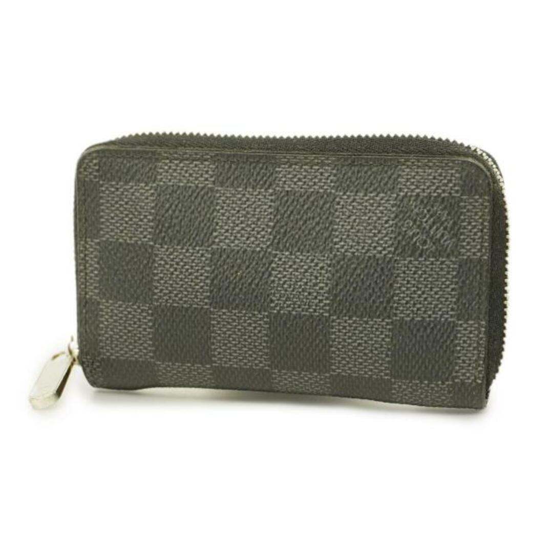 LOUIS VUITTON(ルイヴィトン)の★最終価格 【3de4753】ルイヴィトン コインケース/ダミエ・グラフィット/ジッピーコインパース/N63076/ブラック【中古】メンズ レディースのファッション小物(コインケース)の商品写真