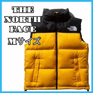 ノースフェイス(THE NORTH FACE) ダウンベスト(メンズ)（イエロー/黄色