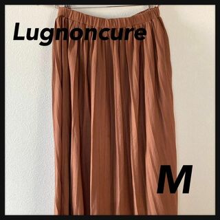 美品 ルノンキュール Lugnoncure スカート プリーツ ロング Mサイズ(ひざ丈スカート)