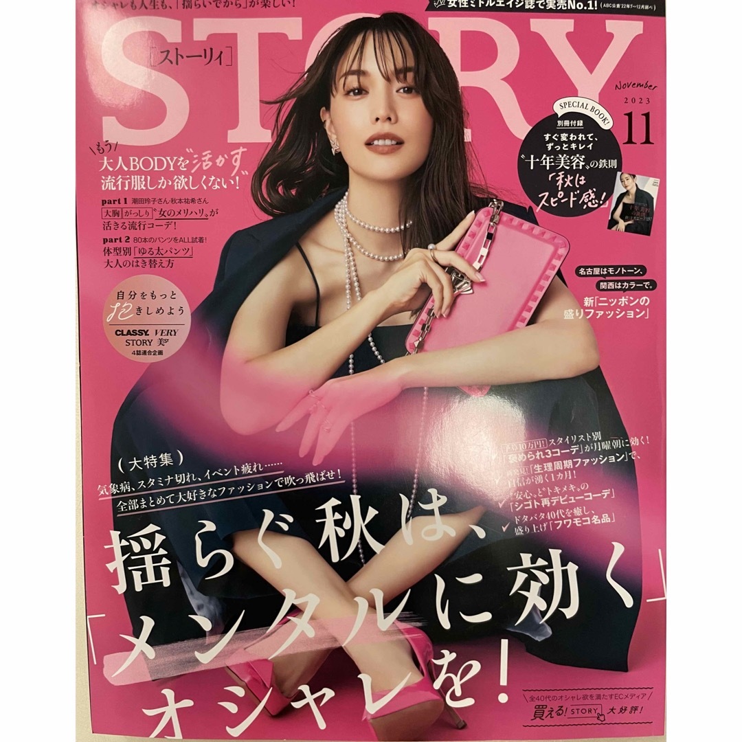 光文社(コウブンシャ)の「STORY ストーリィー　2023年11月号　付録付き エンタメ/ホビーの雑誌(ファッション)の商品写真