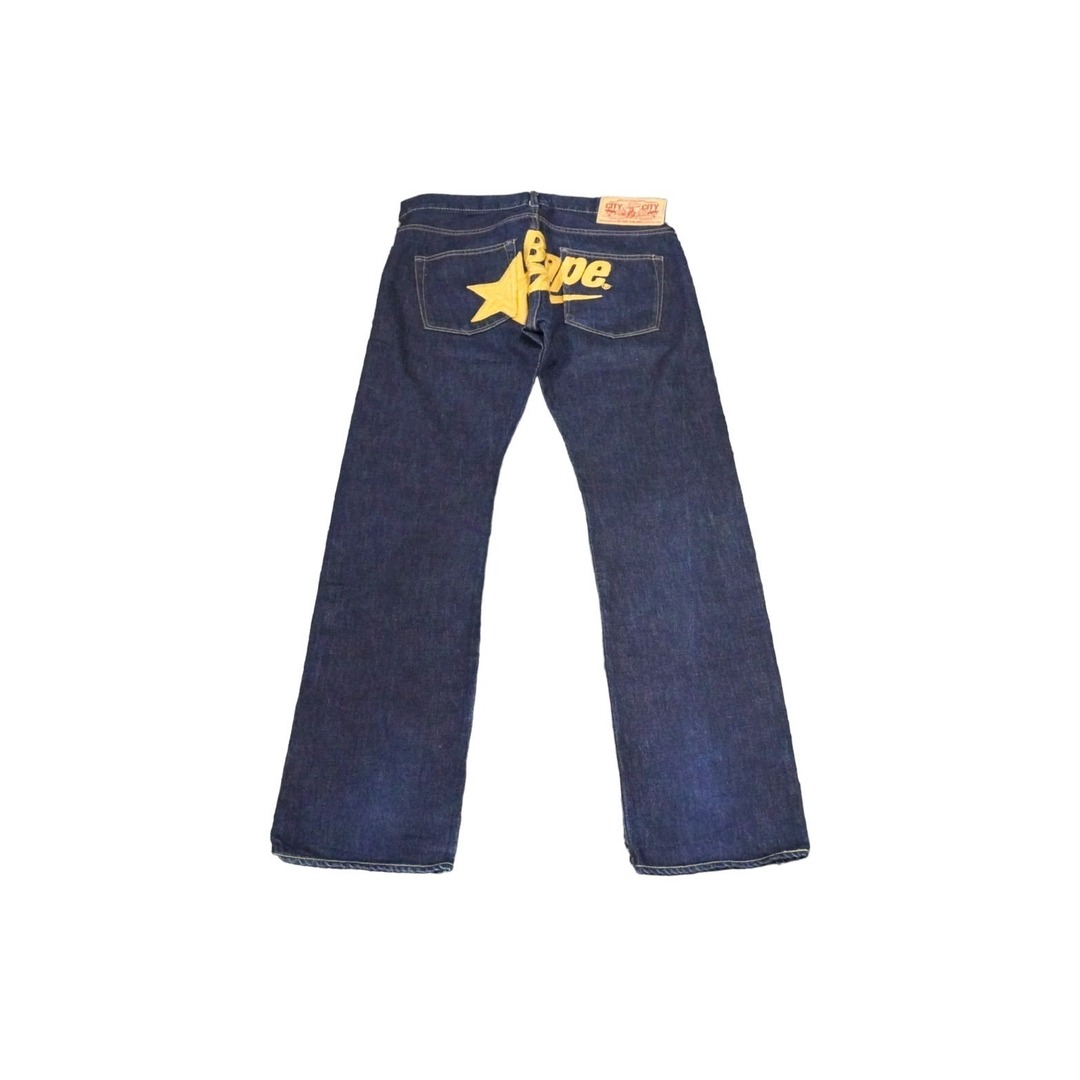 A BATHING APE - A BATHING APE アベイシングエイプ デニムパンツ BAPA A BATHING APE - A BATHING APE アベイシングエイプ デニムパンツ BAPA