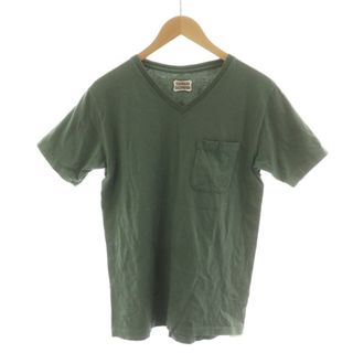 スタンダードカリフォルニア(STANDARD CALIFORNIA)のSTANDARD CALIFORNIA Tシャツ カットソー 半袖 薄手 S 緑(Tシャツ/カットソー(半袖/袖なし))