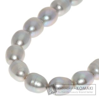 SELECT JEWELRY グレーパール 真珠 ネックレス 金属製 レディース(ネックレス)