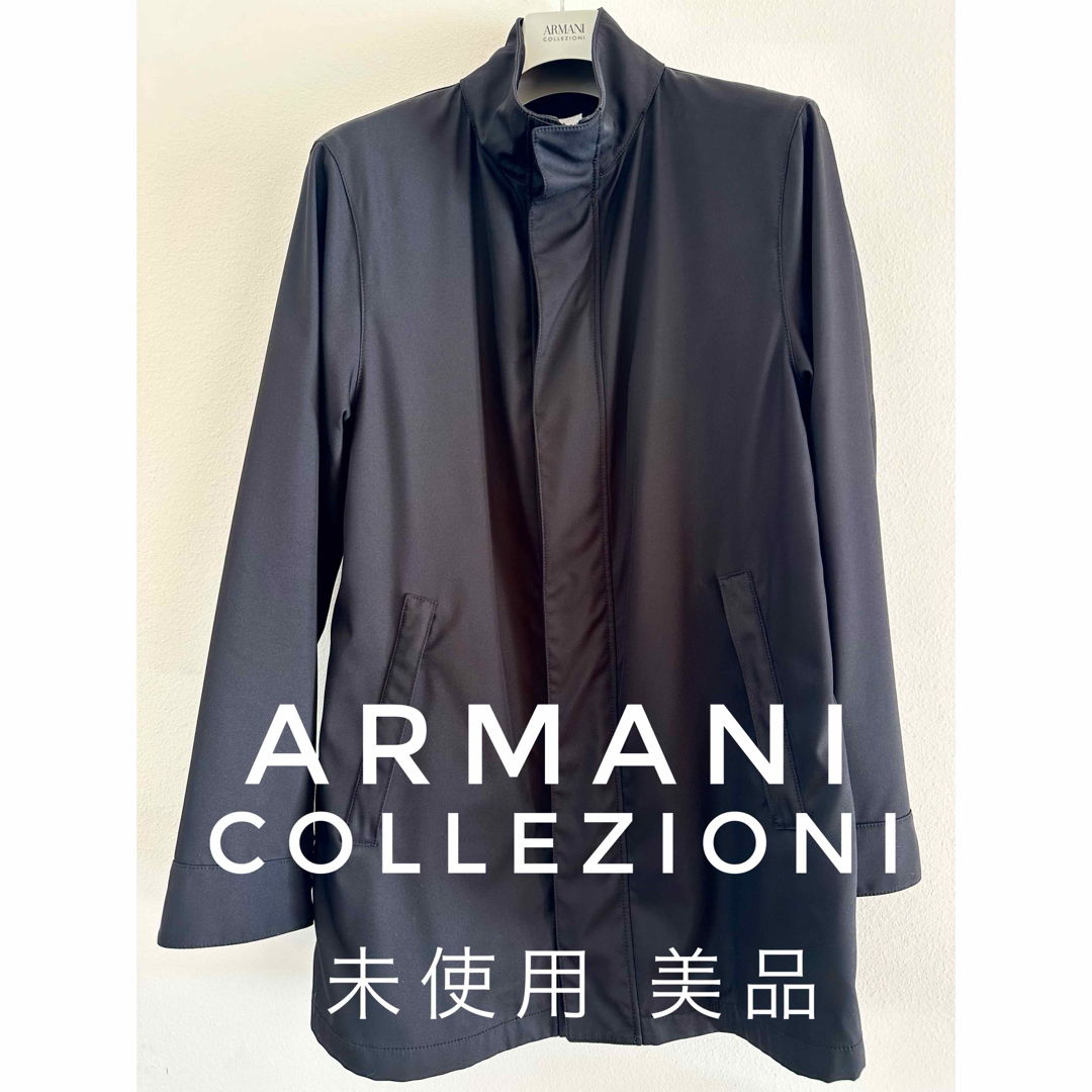 ARMANI COLLEZIONI(アルマーニ コレツィオーニ)のアルマーニ トレンチコート 美品 50 ARMANI COLLEZIONI メンズのジャケット/アウター(トレンチコート)の商品写真