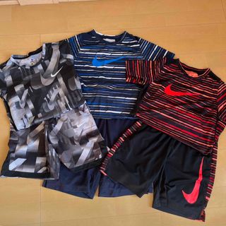 ナイキ(NIKE)のNIKE 上下３点セット　キッズMサイズ(Tシャツ/カットソー)