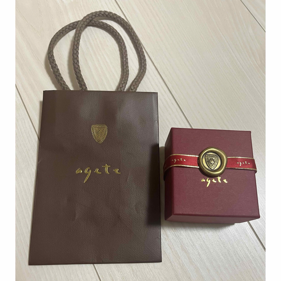 agete(アガット)のagate 空箱ケース 紙袋 レディースのバッグ(ショップ袋)の商品写真