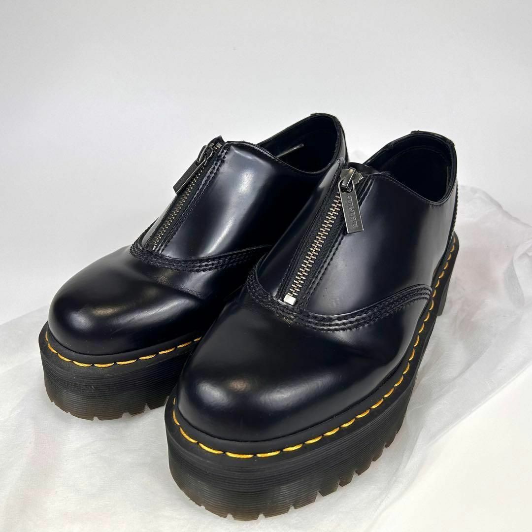 Dr.Martens(ドクターマーチン)の【美品】ドクターマーチン　厚底 革靴　ジップアップ　AURIAN II QUAD メンズの靴/シューズ(ブーツ)の商品写真