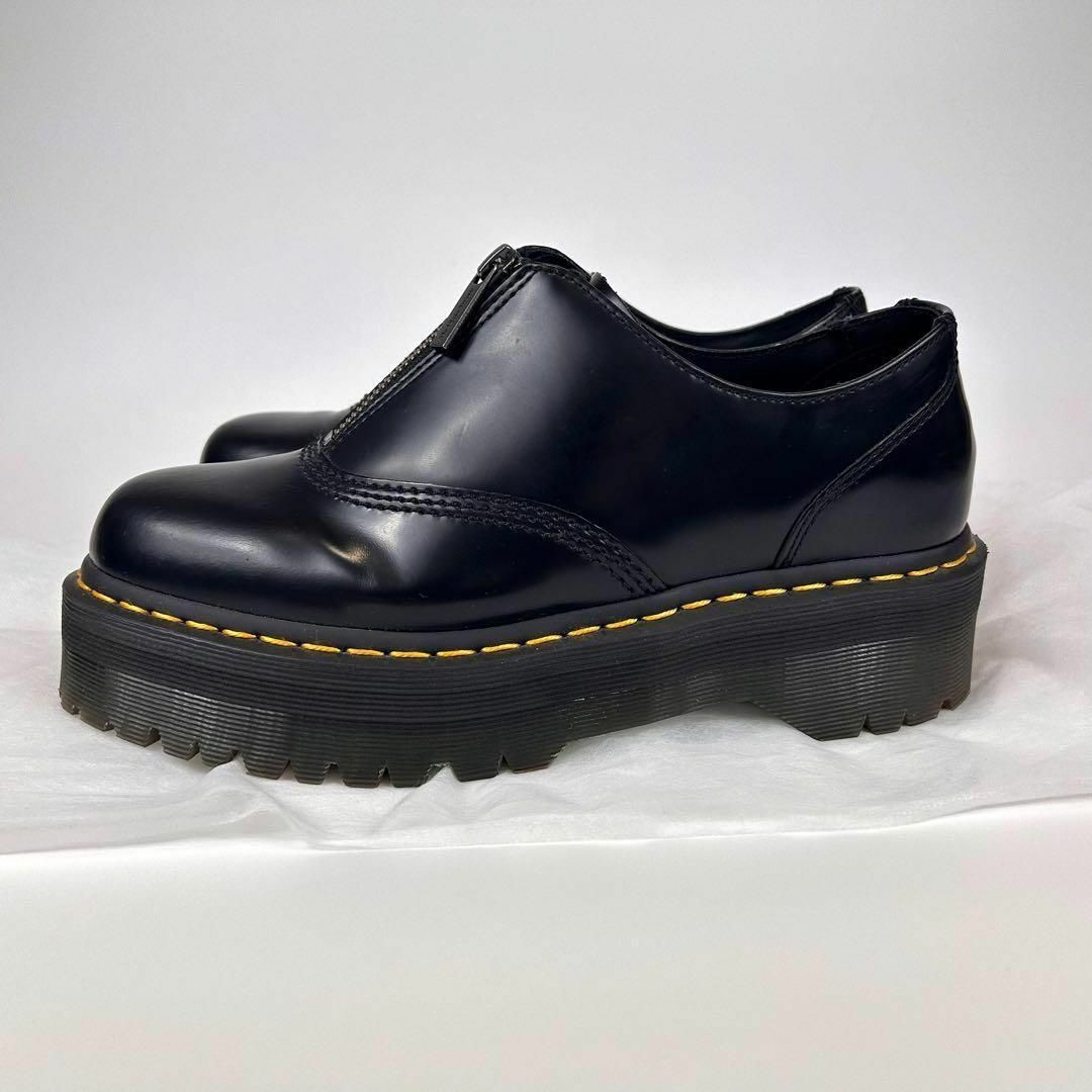 Dr.Martens(ドクターマーチン)の【美品】ドクターマーチン　厚底 革靴　ジップアップ　AURIAN II QUAD メンズの靴/シューズ(ブーツ)の商品写真