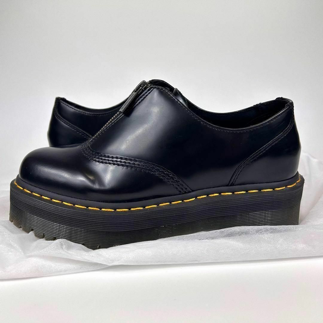Dr.Martens(ドクターマーチン)の【美品】ドクターマーチン　厚底 革靴　ジップアップ　AURIAN II QUAD メンズの靴/シューズ(ブーツ)の商品写真