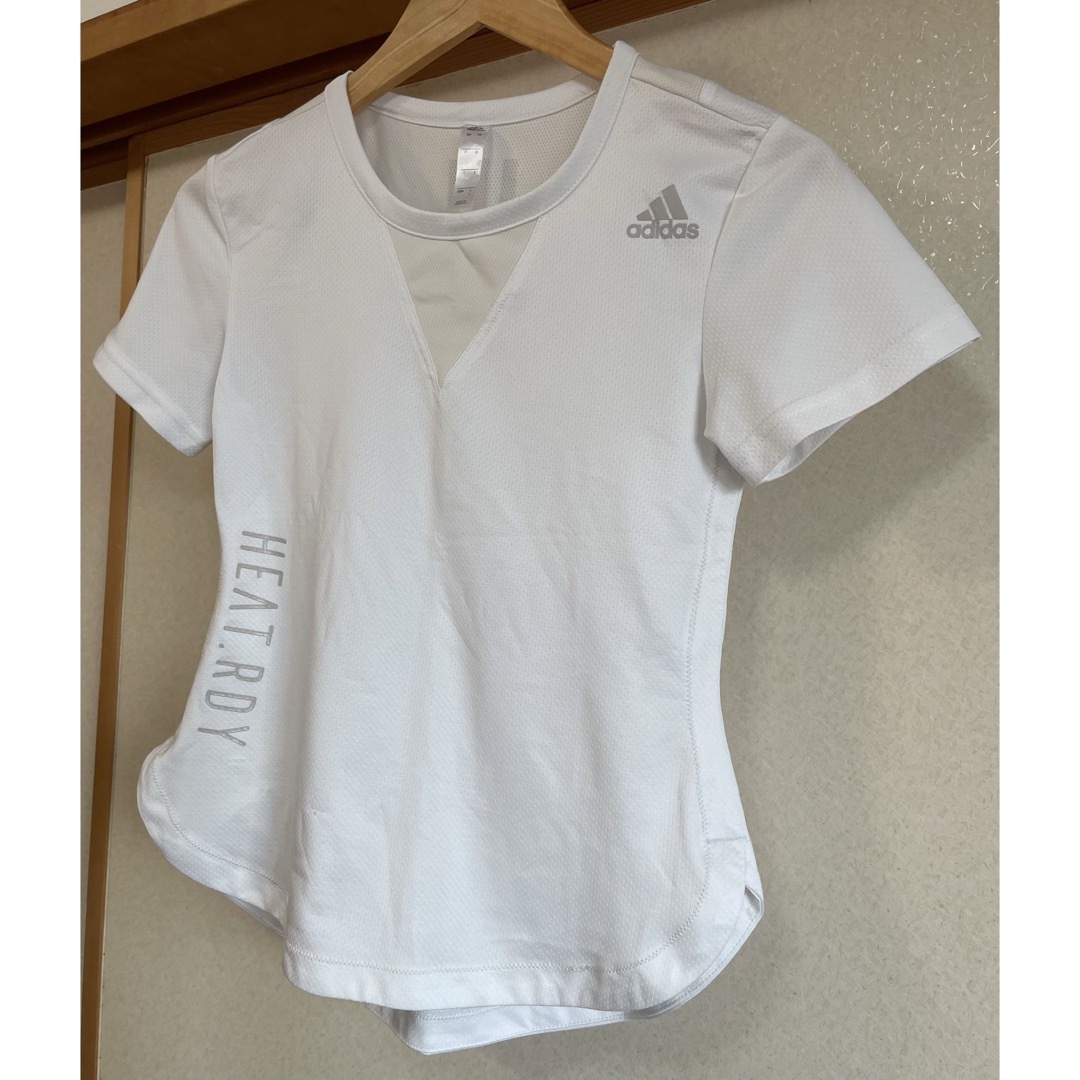 adidas(アディダス)のアディダス　Tシャツ　トップス　S ホワイト メンズのトップス(Tシャツ/カットソー(半袖/袖なし))の商品写真