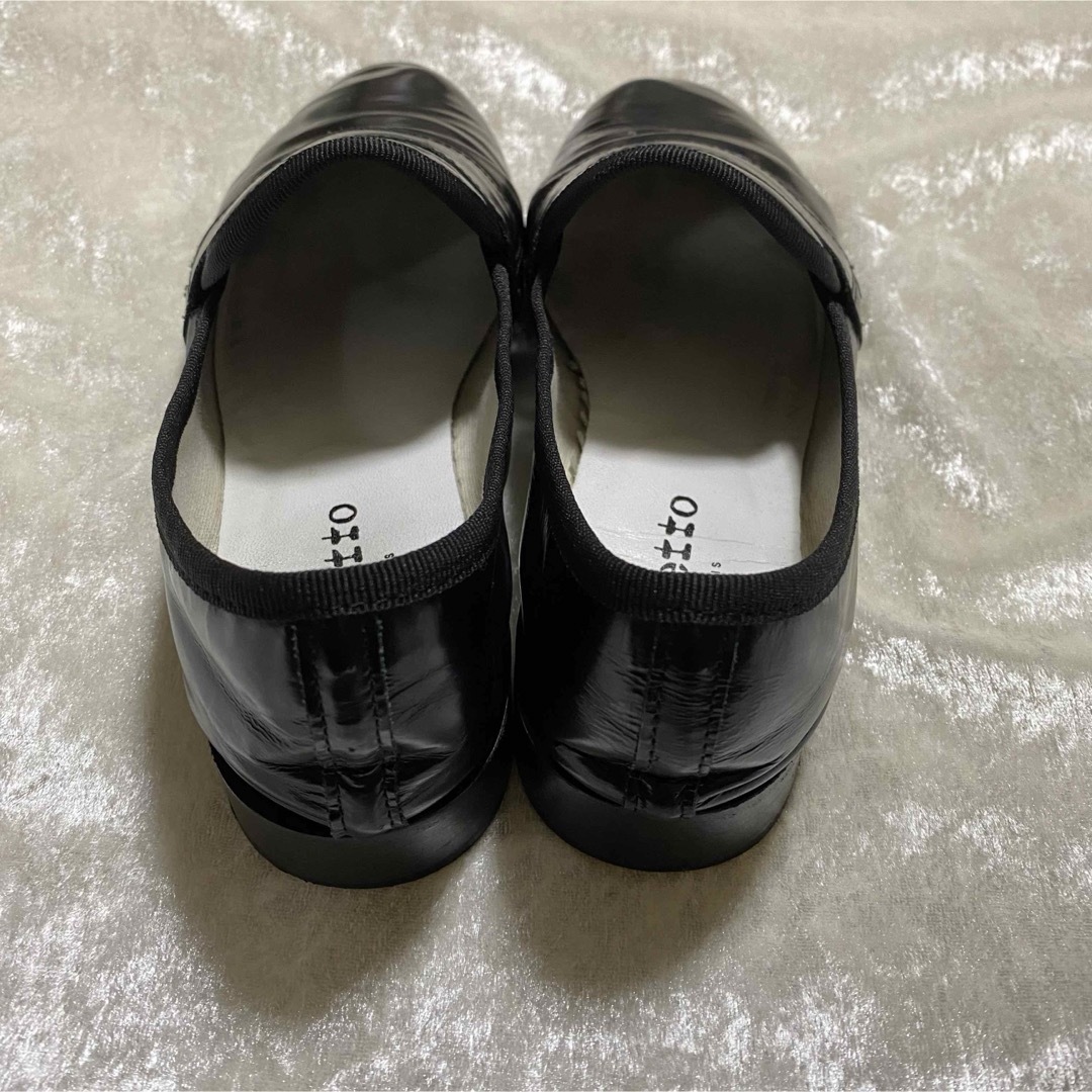 repetto(レペット)の【外観美品】repetto レペット マイケル ブラック 37 23.5 レディースの靴/シューズ(バレエシューズ)の商品写真