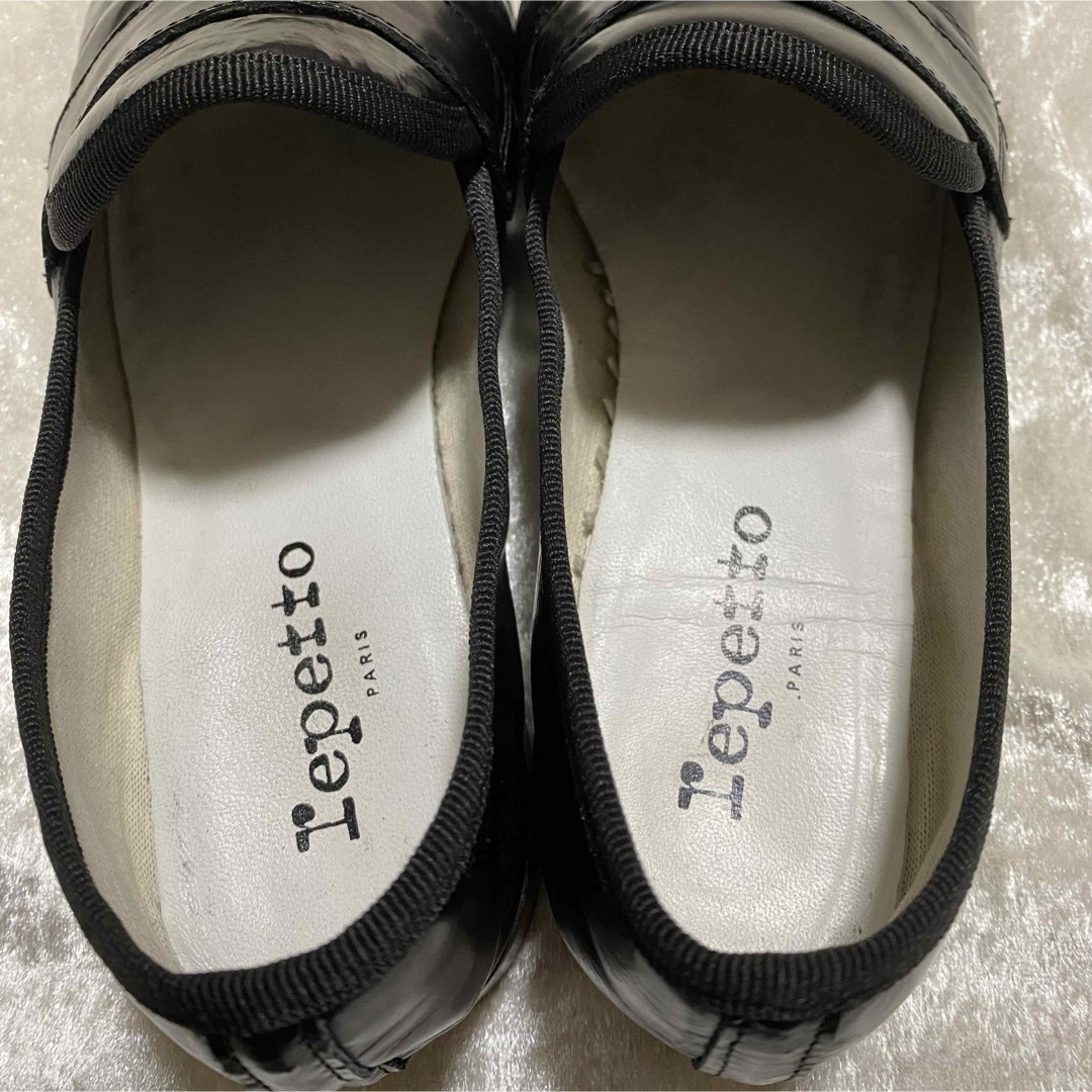 repetto(レペット)の【外観美品】repetto レペット マイケル ブラック 37 23.5 レディースの靴/シューズ(バレエシューズ)の商品写真