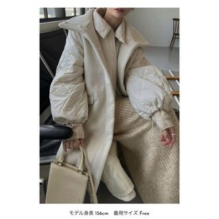 トゥデイフル(TODAYFUL)のwillfully / キルティングショートダウン&ロングベスト(ロングコート)