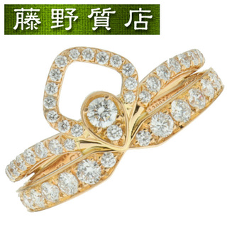 ショーメ(CHAUMET)の(新品仕上げ済）ショーメ CHAUMET ジョゼフィーヌエクラ フローラルダイヤリング K18 PG × ダイヤモンド 082669 証明書 8681(リング(指輪))