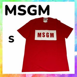 【新品未使用】MSGM Tシャツ 赤 白 Sサイズ 定価17,600円