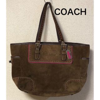 コーチ(COACH)のCOACH コーチ　スウェードバッグ(ショルダーバッグ)