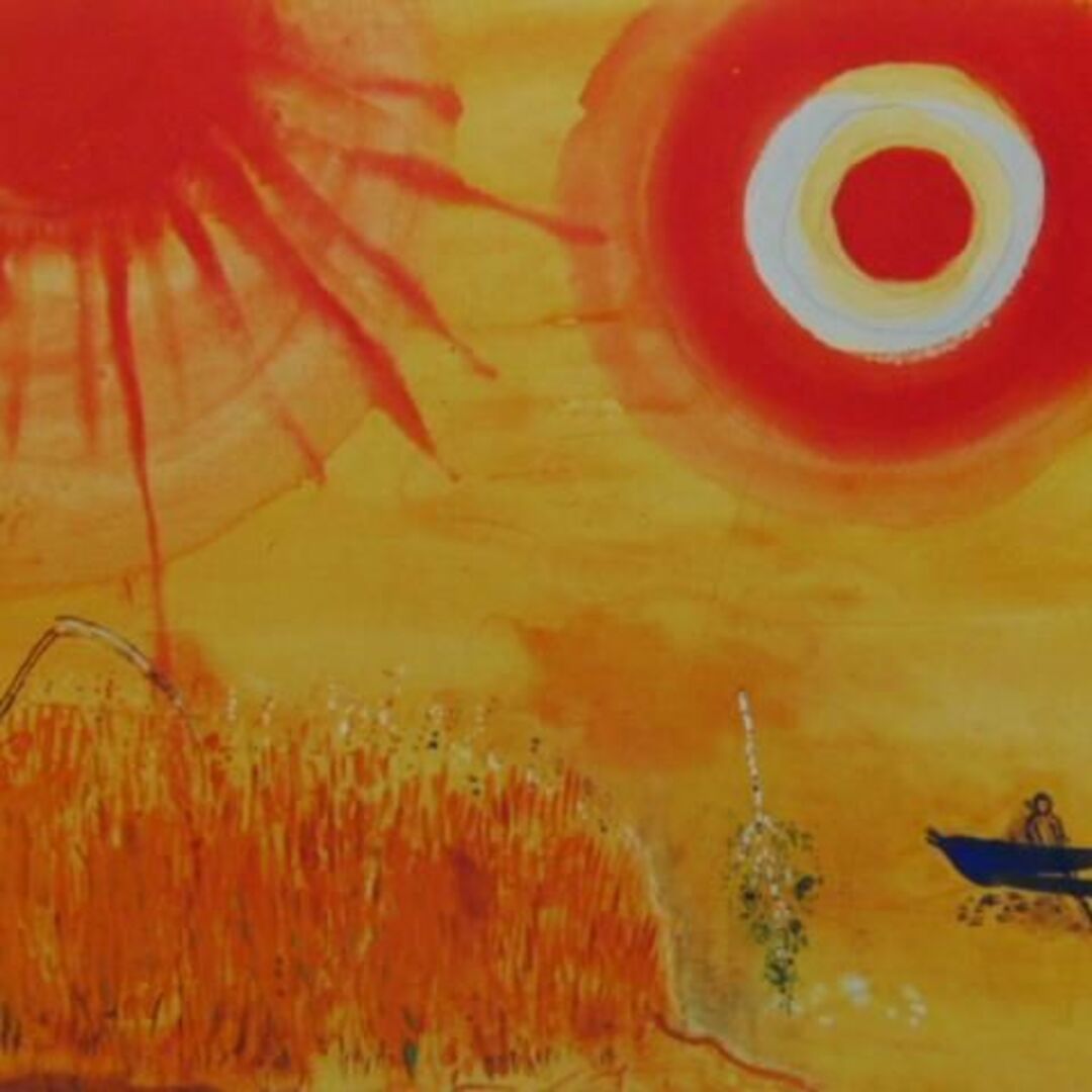 絵画/タペストリーマルク・シャガール、【「アレコ」第3場:「ある夏の昼下がりの小麦畑」の舞台裏】