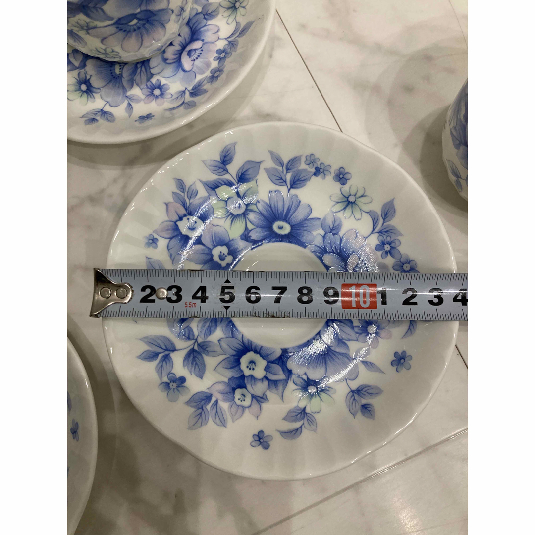 NARUMI - 最終値下 ナルミ ボーン チャイナ 4客 昭和レトロの NARUMI - 最終値下 ナルミ ボーン チャイナ 4客 昭和レトロの