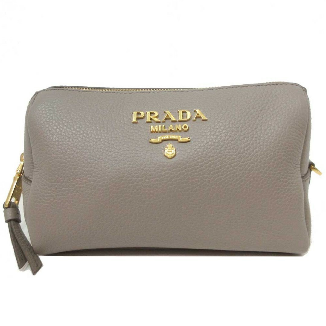 PRADA ポーチ 1ND004 UWLR F0572 グレー系 レディース7cm