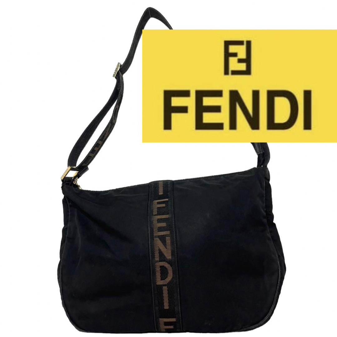 フェンディFENDI商品名【FENDI フェンディ】 メッセンジャーバッグ ロゴ ナイロン