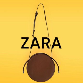 ザラ(ZARA)の【ZARA】　茶　ラウンド　クロスボディ　マカロン風　可愛い　バッグ　春夏秋冬(ショルダーバッグ)