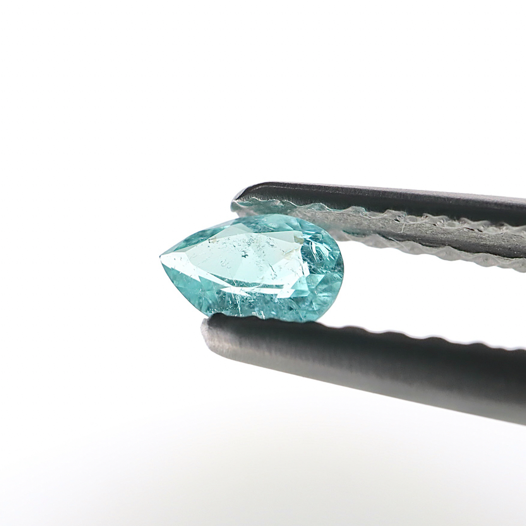 パライバトルマリン　ルース　GIA鑑別書付き　0.12ct 宝石　GEM ハンドメイドの素材/材料(各種パーツ)の商品写真